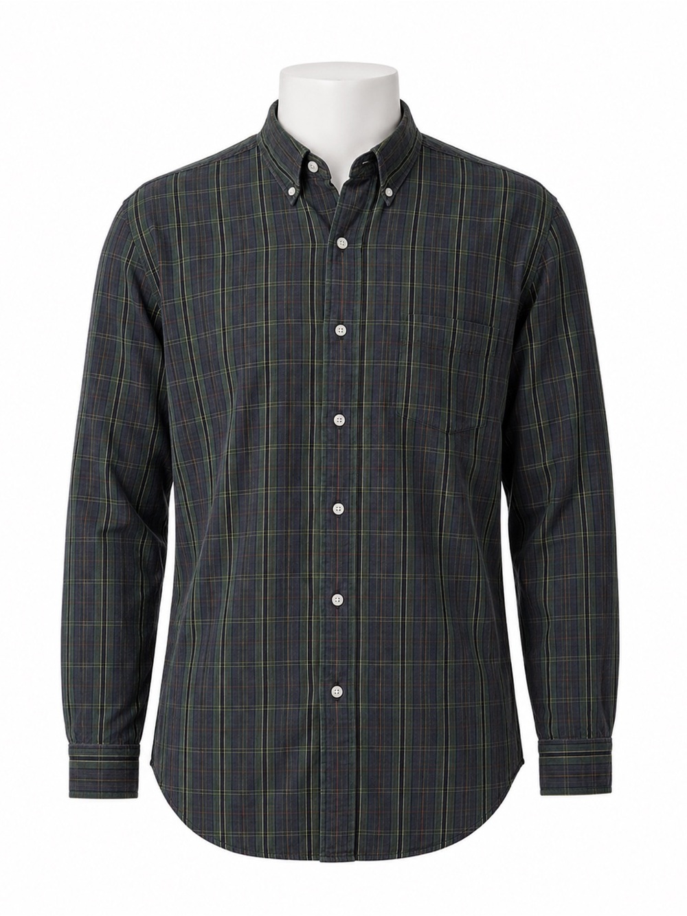 Size XXL Ralph Lauren Menโs Big Shirt Plaid Cotton Button Down Long Sleeve